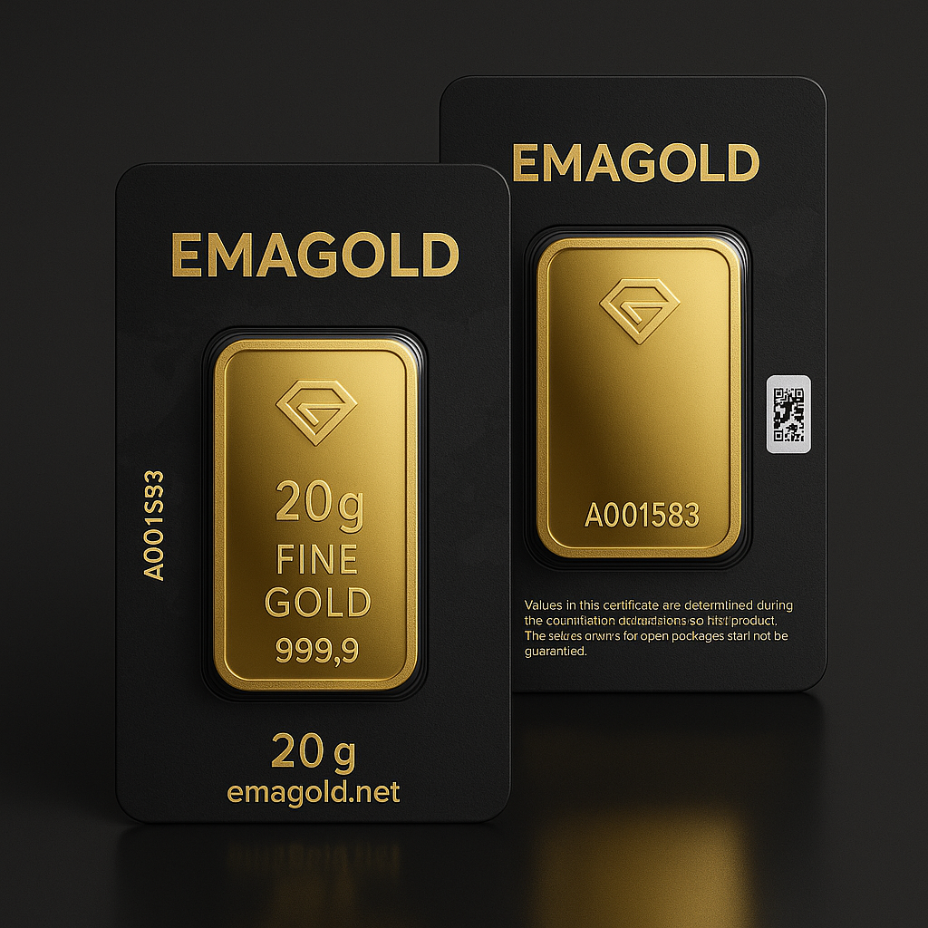 EMAGOLD 20 gr külçe altın